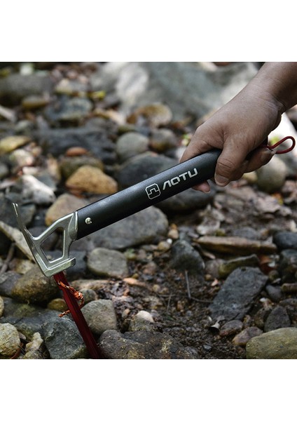Aotu Açık Hava Kamp Çadırı Kazığı Çekiç Dağcılık Yürüyüş Paslanmaz Çelik Çivi Sökücü-Siyah (Yurt Dışından) fiyatları