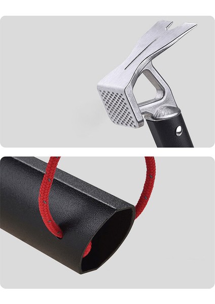 Aotu Açık Hava Kamp Çadırı Kazığı Çekiç Dağcılık Yürüyüş Paslanmaz Çelik Çivi Sökücü-Siyah (Yurt Dışından) modelleri