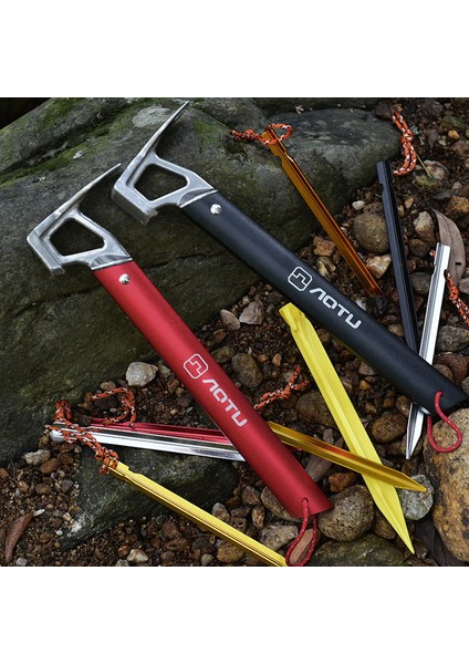 Aotu Açık Hava Kamp Çadırı Kazığı Çekiç Dağcılık Yürüyüş Paslanmaz Çelik Çivi Sökücü-Siyah (Yurt Dışından) fırsatları