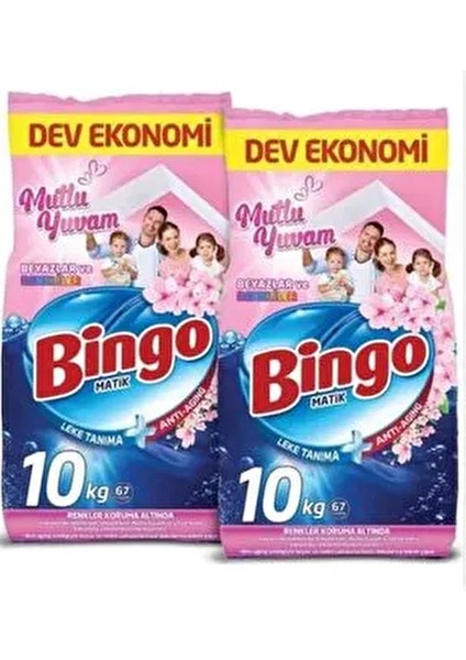 Matik Beyazlar ve Renkliler 10 kg 2 Adet (20 Kg) Mutlu Yuvam