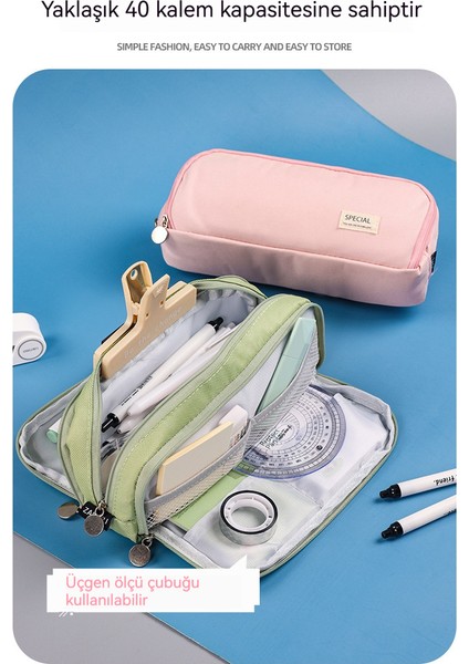 Öğrenme Malzemeleri Kırtasiye Kutusu Büyük Kapasiteli (Yurt Dışından) fırsatları