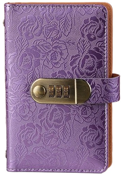 Şifreli Kilitli Büyük Kapasiteli Saklama Defteri (Yurt Dışından)