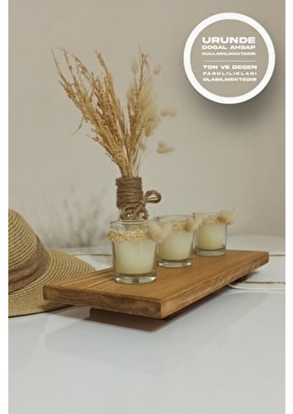 Doğal Ahşap Sunum Standı Tahtası - Ayaklı Stand modelleri