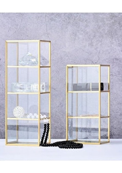 Cam Gold Dört Bölmeli Makyaj Fırçalık Organizer modelleri