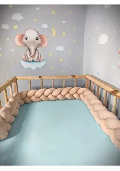 190 cm 3'lü Örgü Koruma / Beşik - Yatak Koruyucu fırsatları