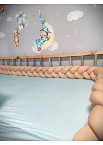 190 cm 3'lü Örgü Koruma / Beşik - Yatak Koruyucu