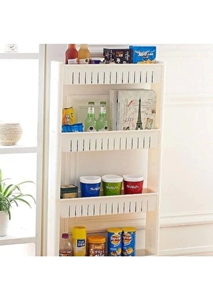Çok Amaçlı Tekerlekli Raf Banyo Rafı Mutfak Rafı Ozk-57 modelleri