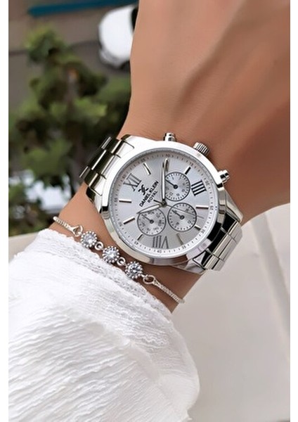 Kadın Saat – Çelik Kordon | Bileklik Hediyeli | 2 Yıl Garantili