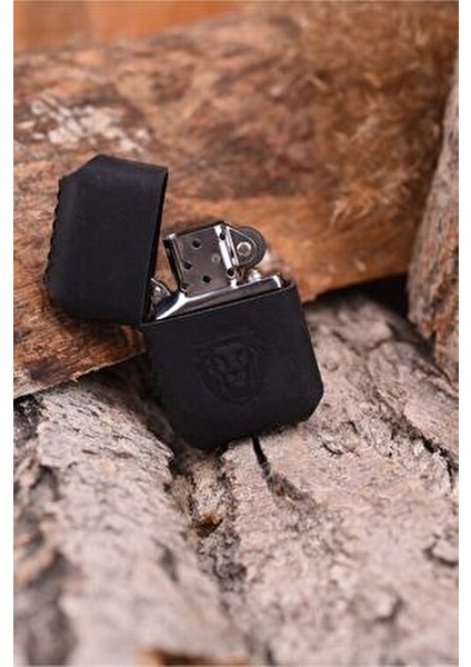El Yapımı Deri Zippo Çakmak Premium Tasarım Hakiki Dana Deri ile Şık ve Kullanışlı modelleri