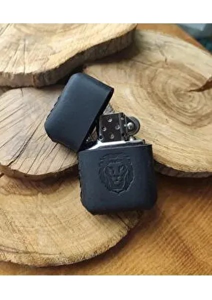 El Yapımı Deri Zippo Çakmak Premium Tasarım Hakiki Dana Deri ile Şık ve Kullanışlı fırsatları