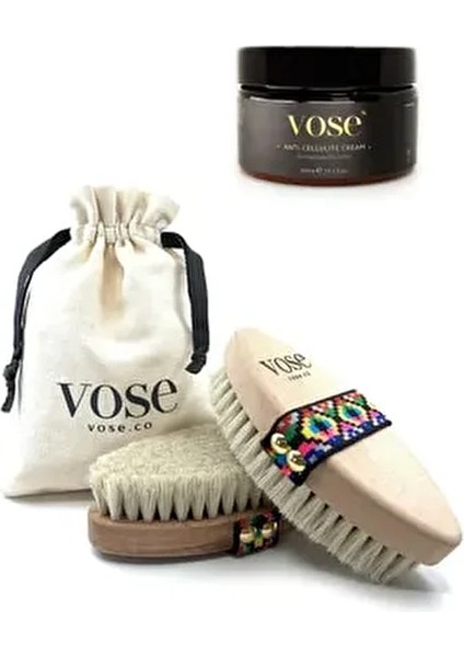 Selülit Karşıtı Vücut Kremi At Kılı Fırçası