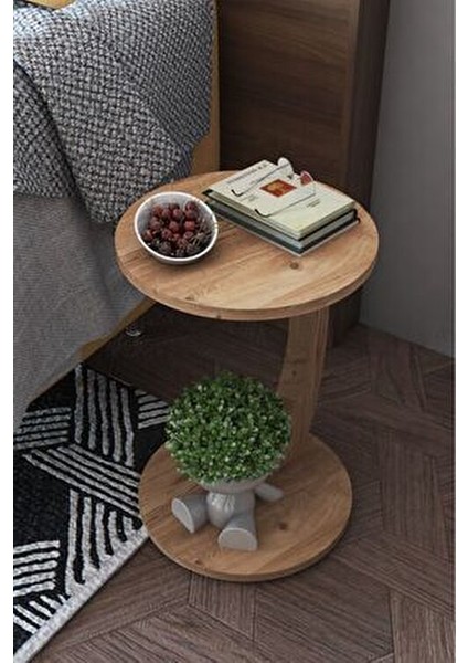 Tekerlekli C Sehpa C Sehpa Zigon Sehpası Yan Sehpa Kahve Sehpası C Sehpa Servis Sehpası