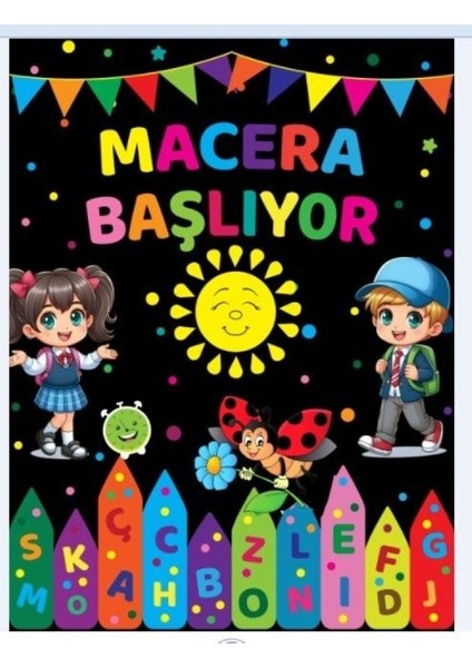 Macera Başlıyor, Okulumda Ilk Günüm, Yeni Maceraya Başlıyoruz, Okul Etkinlik, Fotoğraf Çekimi, Kumaş Arka FON150X200