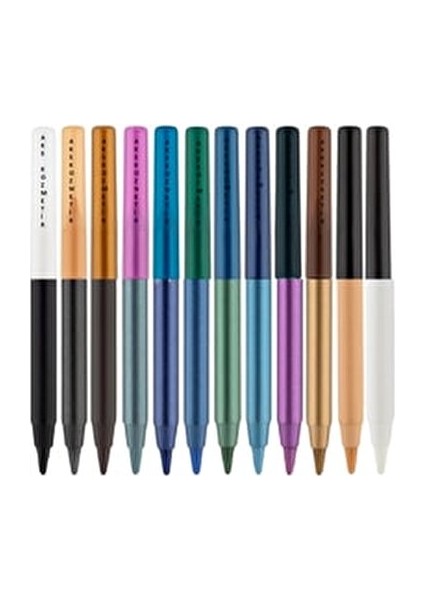 12 Renkli Neon Yağlı Göz Kalemi Seti fiyatları