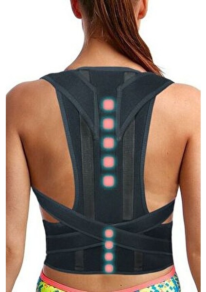 Dik Duruş Korsesi Kamburluk Sırt Omuz Korse Durmak Için Kadın Erkek Durma Aparatı Kambur Kifoz