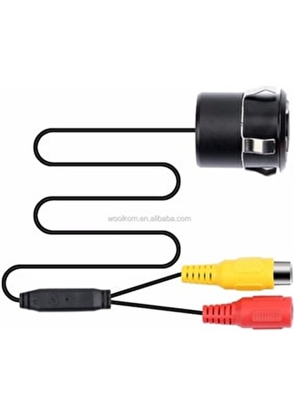 Araba Geri Görüş Kamerası 8 Adet Kızılötesi Ledli Gece Görüşlü Mesafe Çizgili Uyumlu Park Kamera