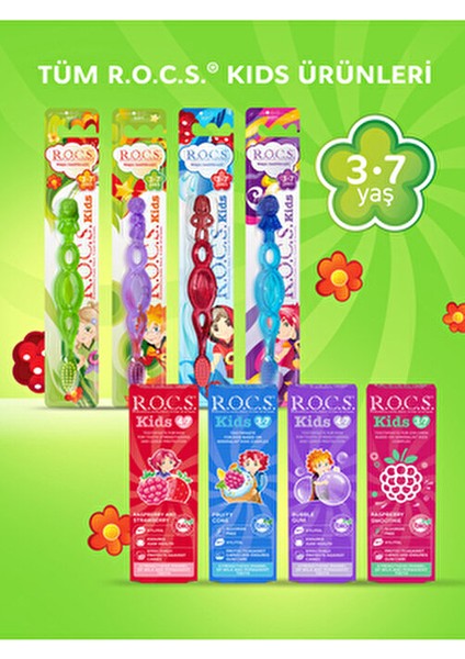 3-7 Yaş Diş Fırçası - Mavi ROCS07M indirimleri