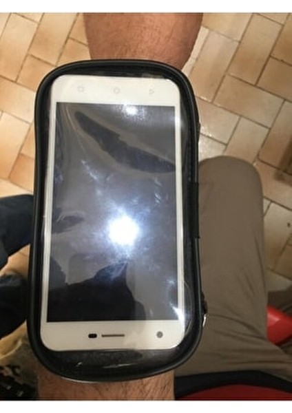 Su Geçirmez Kol Bağlantılı Lastikli Ayarlı Telefon Tutucu - Siyah modelleri