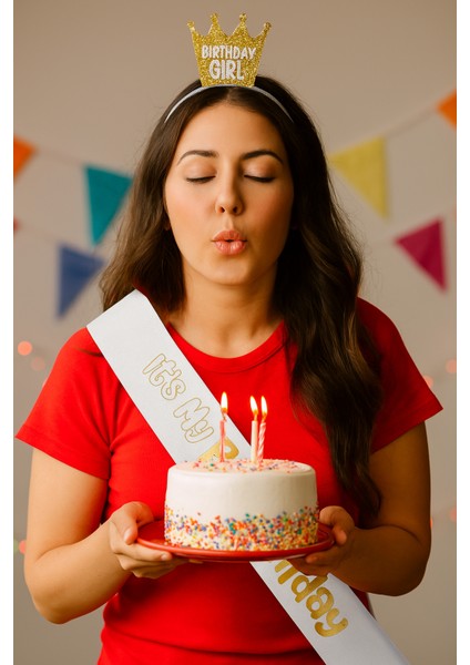 Kuşak Its My Birthday Baskılı Vara baskılı kağıt fırsatları