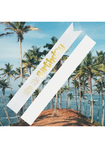 Kuşak Its My Birthday Baskılı Vara baskılı kağıt indirimleri