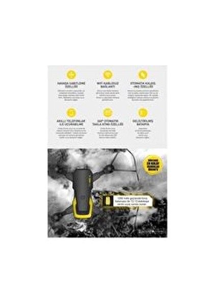 Corby CX007 Zoom Pro Smart Kameralı Drone 2 Batarya indirimleri