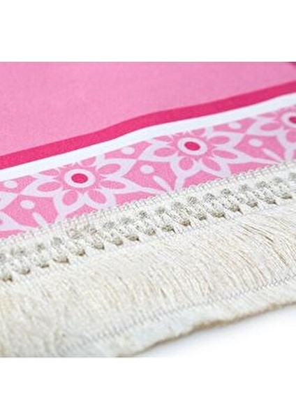Çocuk Seccadesi Aksa Pembe 82×45 cm 110 gr - Tesbih Hediyeli fırsatları