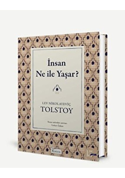 7 - İnsan Ne ile Yaşar Eğlenceli Tasarımlı Bez Ciltli Dünya Klasikleri