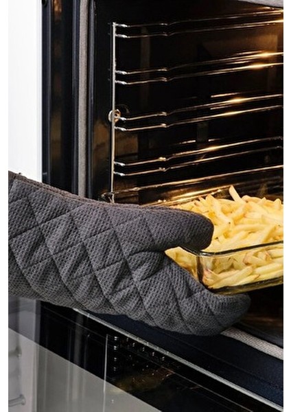 Fırın Eldiveni ve Tutacak Takımı Gri Renk modelleri