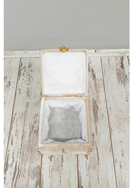 Kapitone Mdf Vizon Renk 3'lü Çamaşır Sepeti Kirli Sepeti Banyo Seti