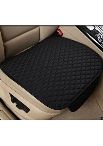 Ecarteks Araba Koltuk Minderi Ön ve Arka Takım 3 Parça Aracınıza Stil Katın Siyah Kumaş Siyah fiyatları