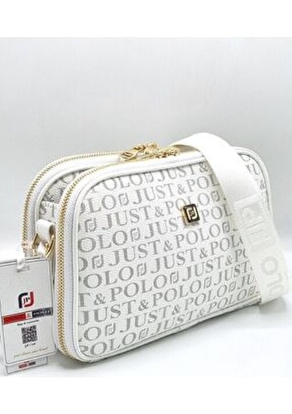 Colors Of Justpolo Kadın Beyaz 6 Bölmeli Çapraz Çanta Omuz Çantası indirimleri