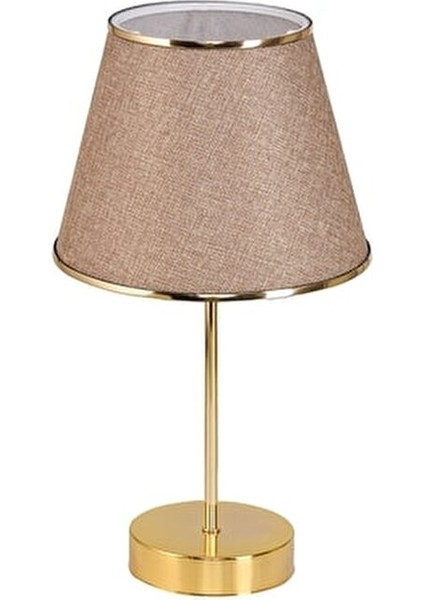 Kumaş Galaksi Modern Pasta Tekli ve 2 Li Gold Abajur Seti modelleri