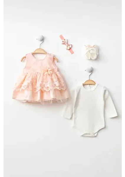 Kız Bebek Mevlüt Elbisesi Yeni Doğan Özel Gün Kıyafeti