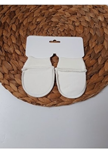 Yenidoğan Bebek Eldiveni 0 6 Ay %100 Penye Kumaş 1 Çift Eldiven modelleri