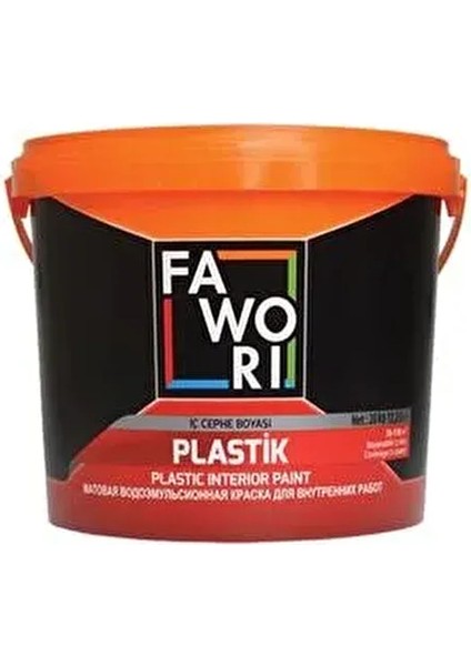 Plastik İç Cephe Duvar Boyası Ihlamur Renk Mat Görünüm 3,5 kg Yüksek Nefes Alma Özelliği