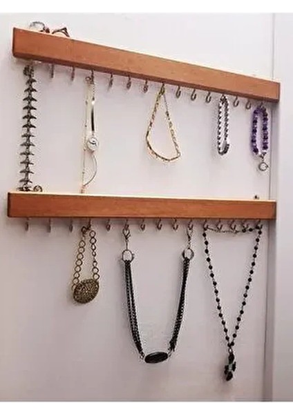 Elisra Twice Ahşap Takı Askısı