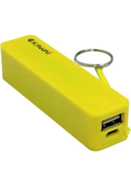 Kawai Kutusuz HKP-013 2000 Mah Acil Durum Powerbank - Sarı