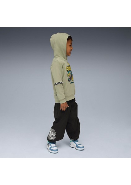 Hot Wheels Çocuk Haki Kapüşonlu Sweatshirt modelleri