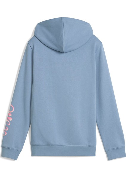 Tweenerverse Çocuk Mavi Kapüşonlu Sweatshirt indirimleri