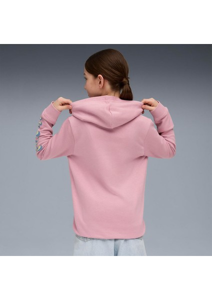 Tweenerverse Çocuk Pembe Kapüşonlu Sweatshirt fiyatları
