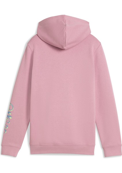Tweenerverse Çocuk Pembe Kapüşonlu Sweatshirt indirimleri