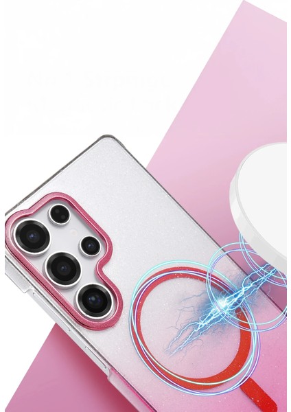 Samsung Galaxy S23 Ultra Glossy Magsafe Kapak - Pembe Dsdrn fiyatları