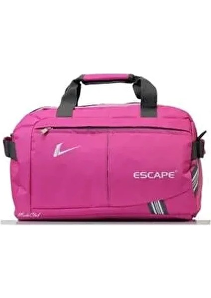 Unisex Pembe Spor ve Seyahat Çantası