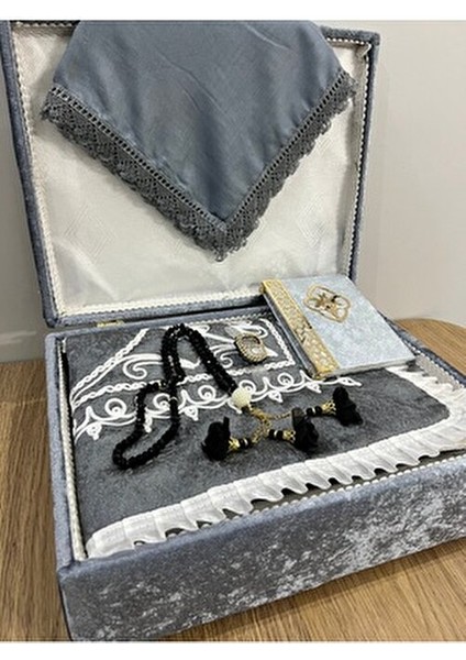 6 Parça Kadife Seccade Takımı Çeyizlik Bohça Sandıklı Gelin Damat Seti indirimleri