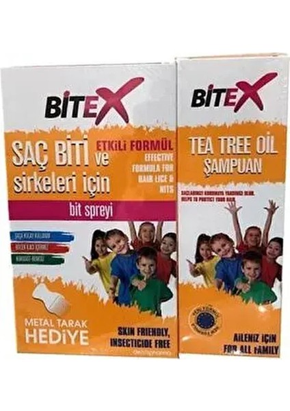 Bit Spreyi 100 ml Şampuan 150 ml - Çelik Tarak Hediyeli