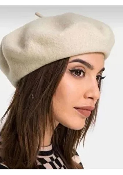 Fransız Ressam Keçe Bere Ekru