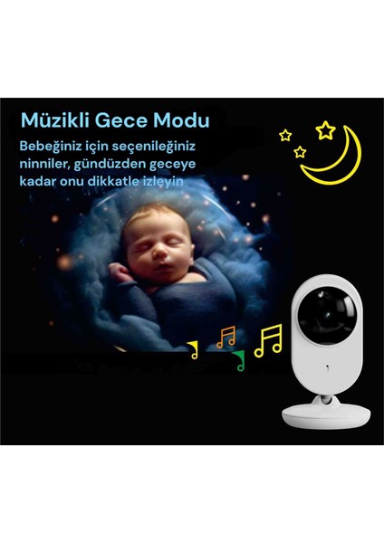 2.8 Inç. LCD Ekran Monitörlü Bebek Izleme Kamerası modelleri