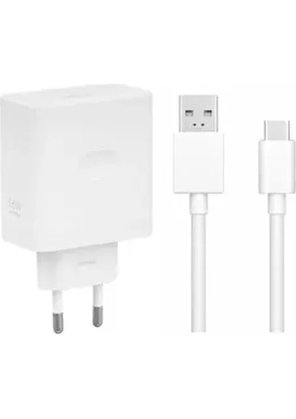 Reno 5 Lite Orijinal Şarj Cihazı 33W Adaptör + Kablo Set ( Türkiye Garantili )