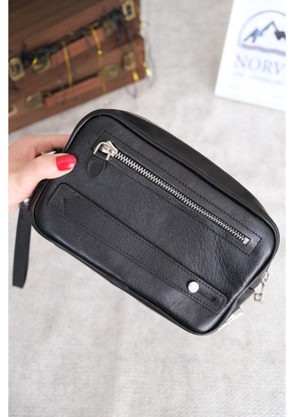 Şifreli Hakiki Deri El Çantası Tutamaçlı Çok Bölmeli indirimleri