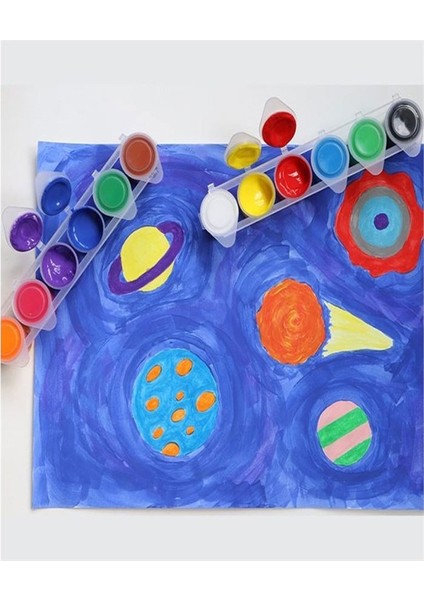 Akrilik Boya 12 Renk 1 Adet Fixpoint 25ML 12 Li Akrilik Boya Resim Dersi Tuval Ahşap Seramik Cam Taş Boya Seti fırsatları